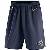 Men's Los Angeles Rams Nike Navy Knit Performance Shorts,baseball caps,new era cap wholesale,wholesale hats